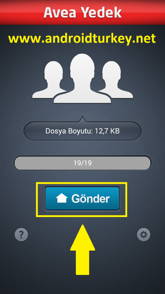 Android Rehber Yedekleme 2