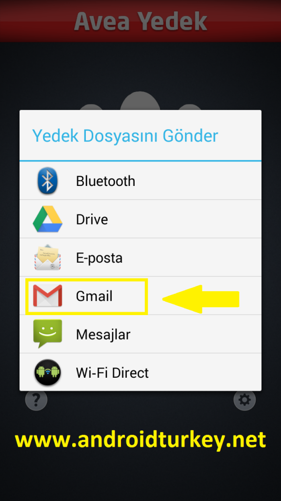 Android Rehber Yedekleme 3