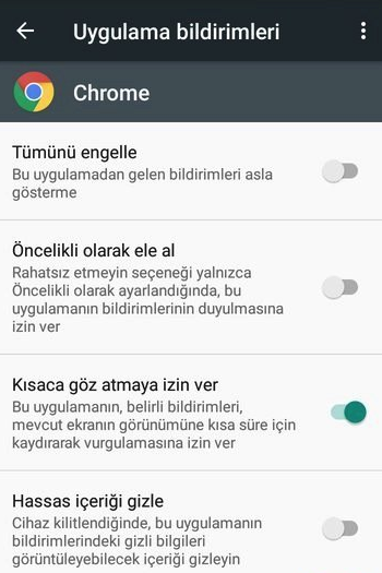 Android Uygulama Bildirimlerini Gizleme Kapatma