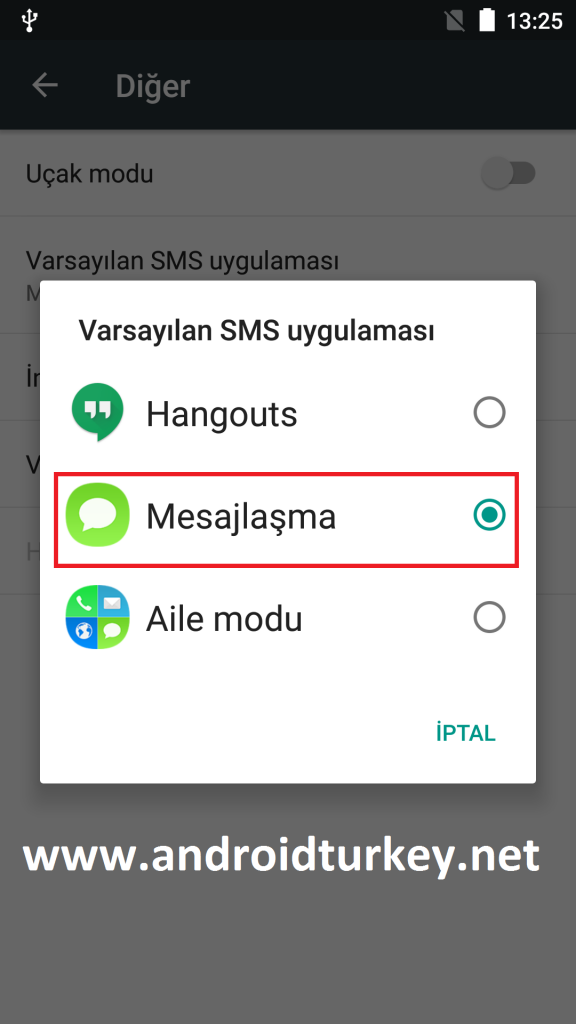 Android Varsayılan SMS Uygulaması 3