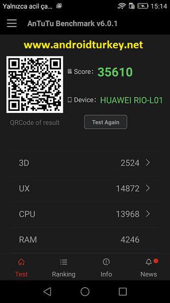 Huawei G8 Antutu Puanı